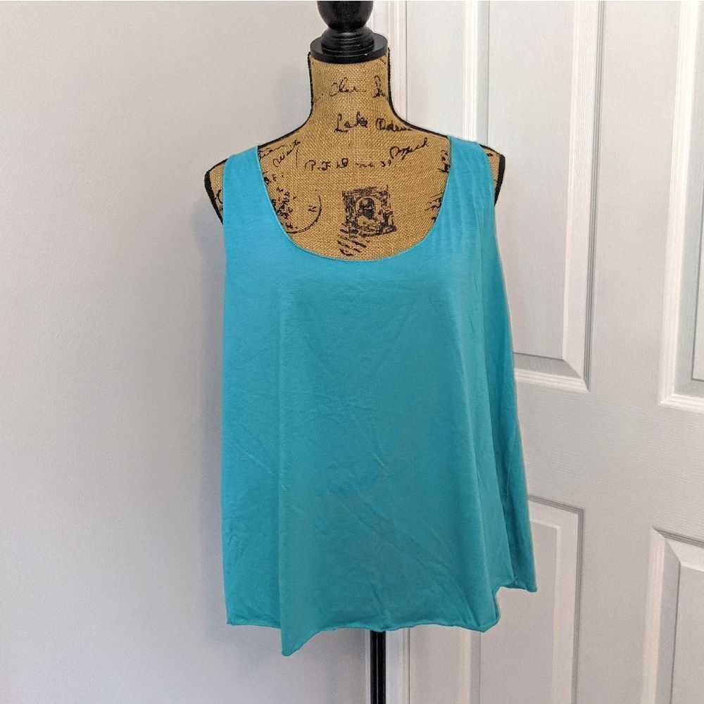 Blue tank top